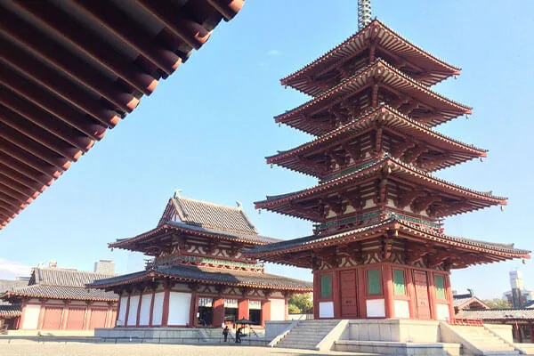 日本大阪热门景点 - 四天王寺（Shitenno-ji Temple）