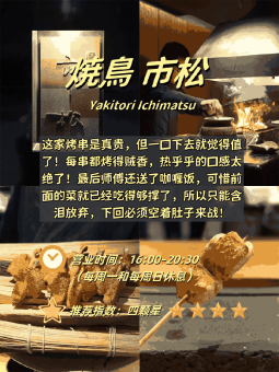 🍢 ​​大阪4家烤鸡肉串店｜炭火直击灵魂的深夜暴击！​​：文章配图 1