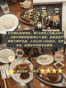 🥩 ​​梅田商圈B1层｜4家牛排店实测！人均1200円起吃撑​​：文章配图 1