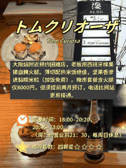 🍴 ​​梅田步行圈｜Tabelog高分餐厅实测​：文章配图 1