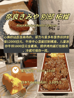 🥩 ​​大阪Tabelog牛排TOP5实测｜排名不分先后​​：文章配图 2