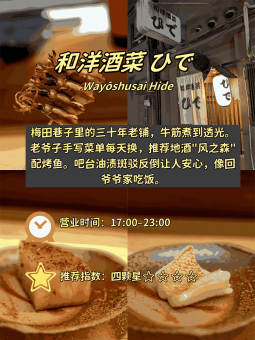 🍢 ​​心斋桥站步行10分钟内｜4家本地人力推居酒屋​​：文章配图 1
