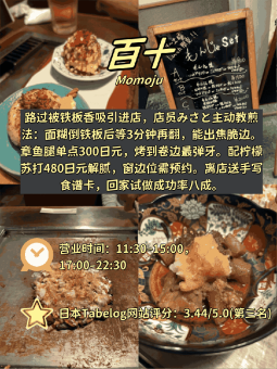 🍳 大阪Tabelog前三大阪烧实测｜榜首老铺到午市套餐全拆解：文章配图 3