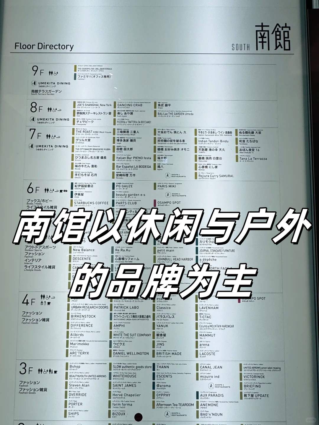 🇯🇵大阪梅田购物攻略❗|Grand Front OSAKA:户外爱好者的隐藏宝藏商场🔥:文章配图 2
