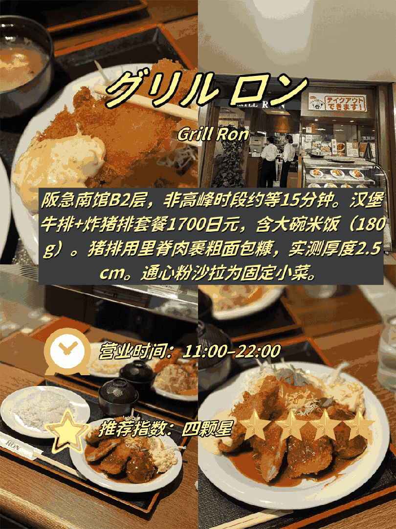 🥩 ​​梅田商圈B1层｜4家牛排店实测！人均1200円起吃撑​​：文章配图 2