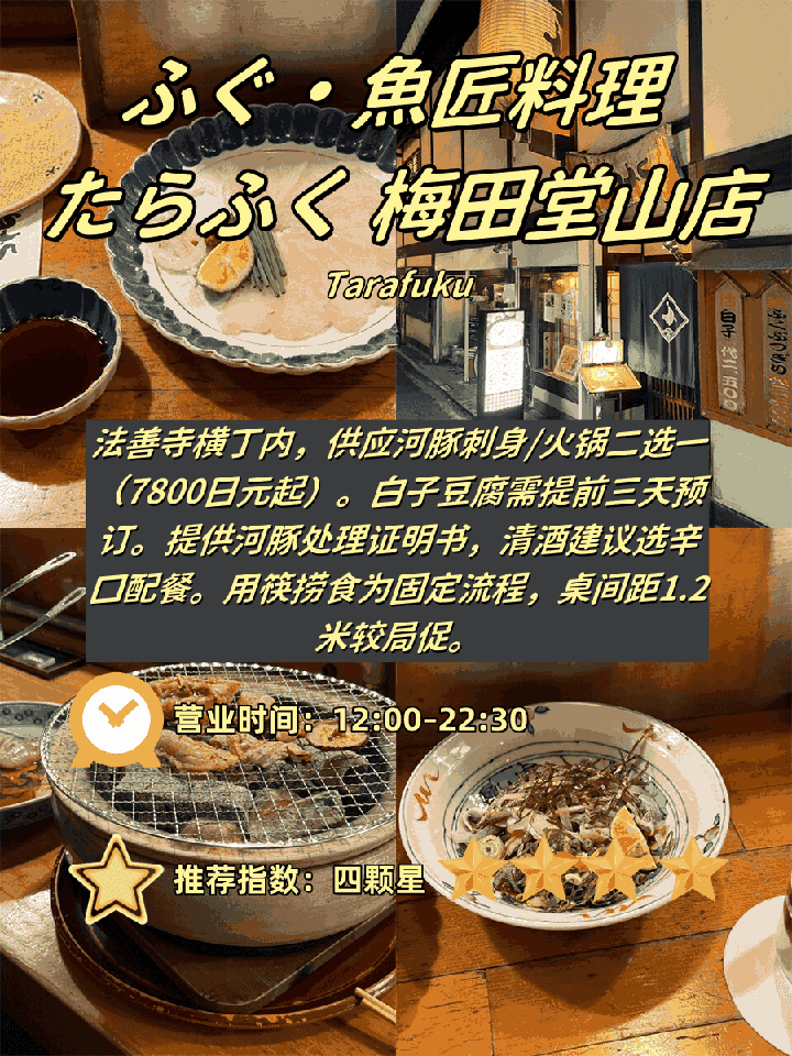 🍱 ​​梅田打工人口袋名单｜4家日料真实体验！从放题到河豚求生指南​​：文章配图 3